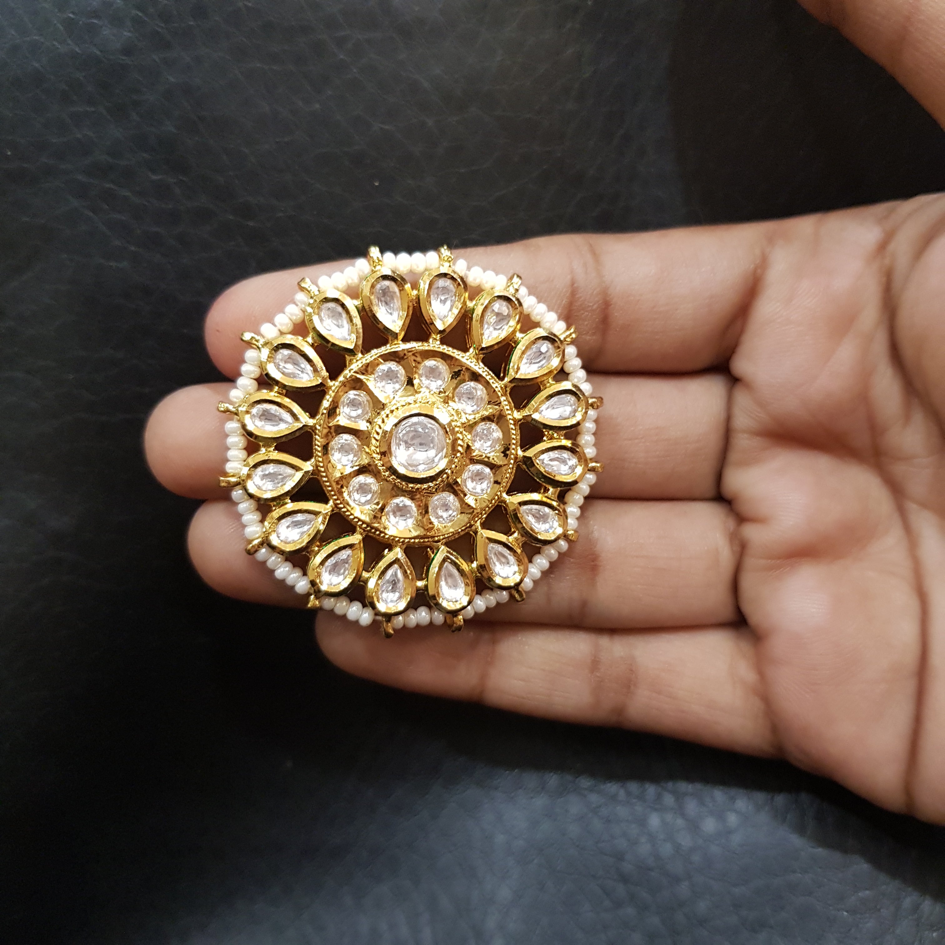 Indian Bollywood Wedding Jewelry | Bahubali Kundan Jhumka Earrings - Ethnic  Earrings - Aliexpress